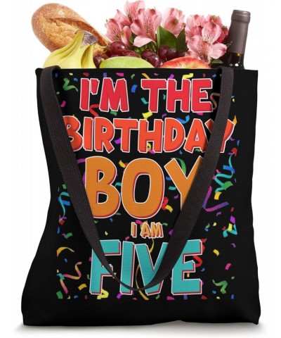 Kids It's My 5th Birthday 5 Five Happy Birthday Boy Girl Tote Bag $12.23 Totes