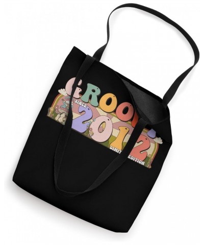 Groovy Since 2012 Retro Hippie 11th Birthday Tote Bag $15.23 Totes