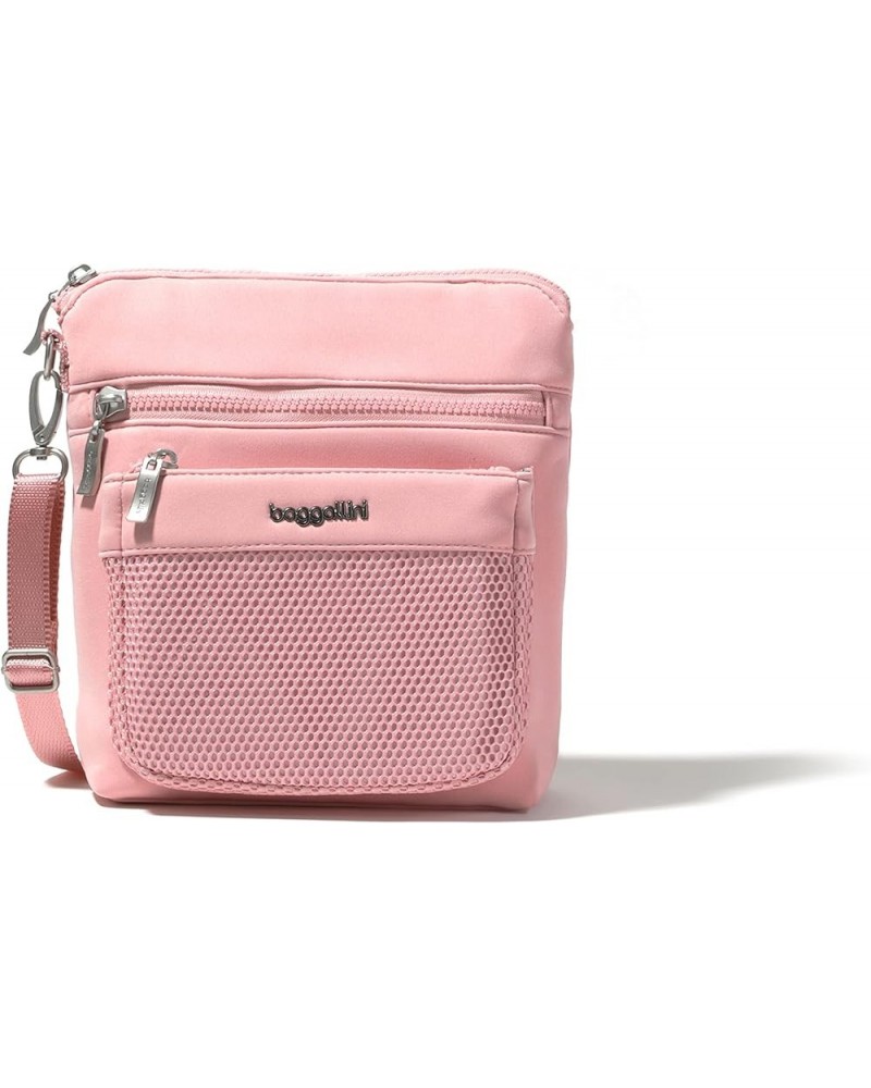 Modern Pocket Crossbody Blush Neoprene $32.50 Crossbody Bags