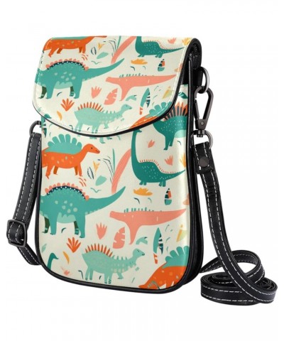 Crossbody Bags for Women,Crossbody Bag Men,Small Sling Bag,Ancient Cartoon Dinosaur,Crossbody Purse $10.49 Crossbody Bags