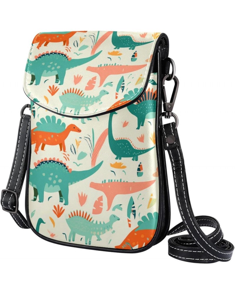 Crossbody Bags for Women,Crossbody Bag Men,Small Sling Bag,Ancient Cartoon Dinosaur,Crossbody Purse $10.49 Crossbody Bags