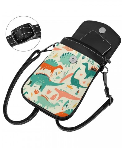 Crossbody Bags for Women,Crossbody Bag Men,Small Sling Bag,Ancient Cartoon Dinosaur,Crossbody Purse $10.49 Crossbody Bags