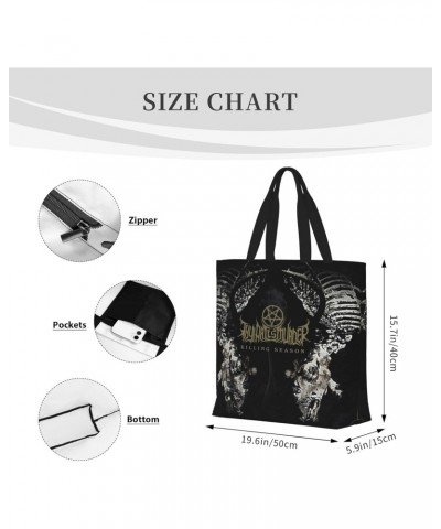 Thy Music Art Band is Murder Women Tote Bag Large Capacity Shoulder Bags Casual Handbags Shopping Work Bag Grocery Bag $17.39...