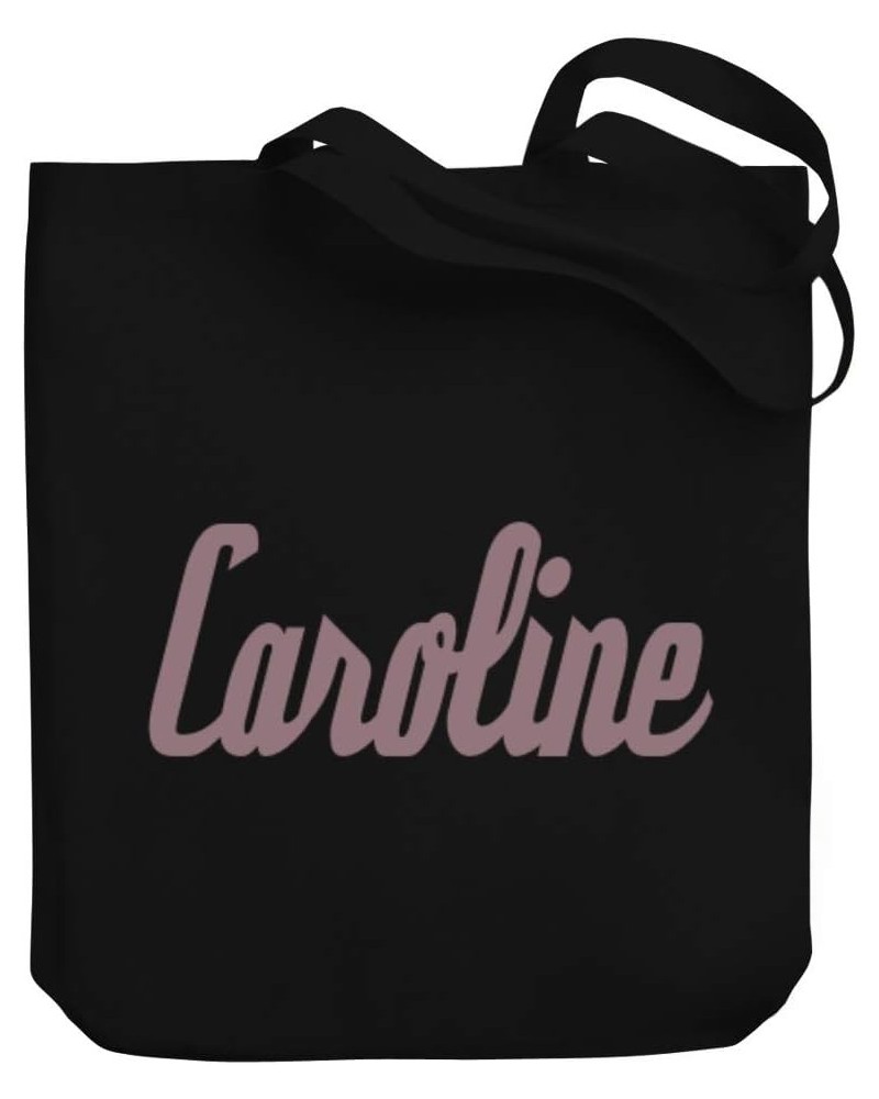 Caroline Italic Font Canvas Tote Bag 10.5" x 16" x 4 $18.00 Totes