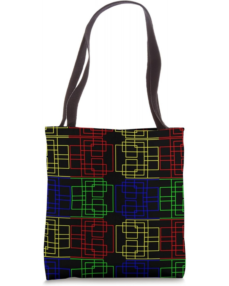 Minimalistic Aesthetic Geometric Pattern - Minimalism Decor Tote Bag $14.43 Totes