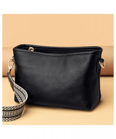 Small square Crossbody Bag for women,Wide Strap Cell Phone Purse Shoulder Handbag Blue $17.04 Crossbody Bags