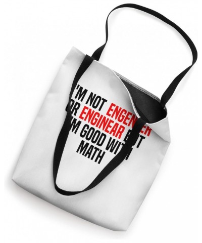 Engineer Funny Math Physics Science Nerd Geek Student Gift Tote Bag $12.30 Totes