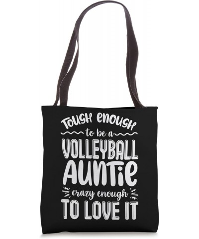 Volleyball Aunt of a Volleyball Player Volleyball Fan Tote Bag $11.65 Totes