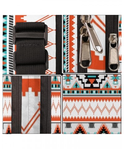 Vintage Ethnic Aztec Geometric Crossbody Bag, Adjustable Phone Purse Wallet Canvas Small Crossbody Purse Bags with Shoulder S...