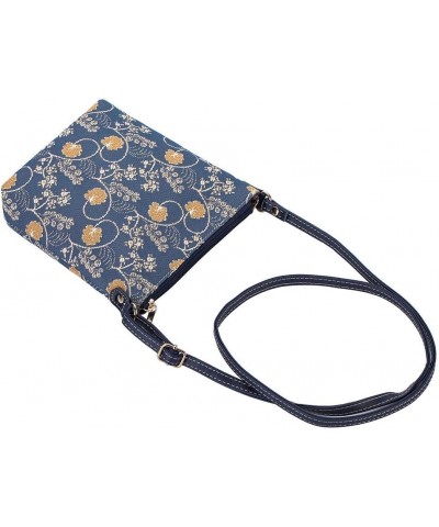 Tapestry Small Crossbody Bag Sling Bag for Women with Jane Austen Design (SLING-AUST) Jane Austen Blue $15.36 Crossbody Bags