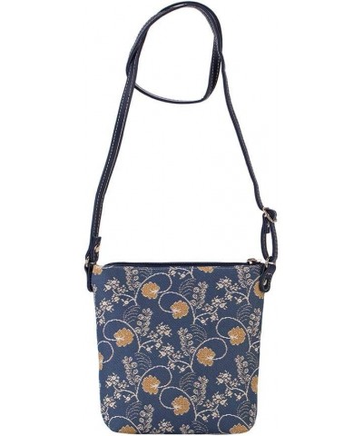 Tapestry Small Crossbody Bag Sling Bag for Women with Jane Austen Design (SLING-AUST) Jane Austen Blue $15.36 Crossbody Bags