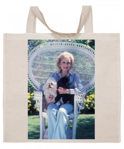 Betty White - Cotton Photo Canvas Grocery Tote Bag IDPP634445 $17.48 Totes