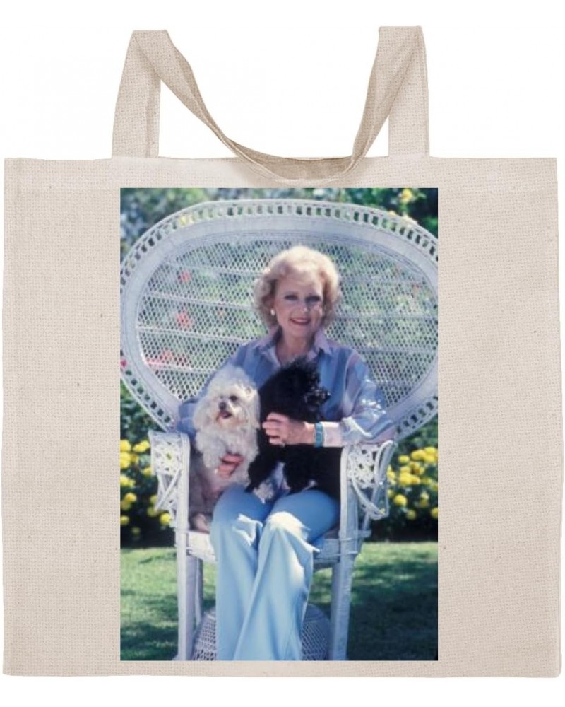 Betty White - Cotton Photo Canvas Grocery Tote Bag IDPP634445 $17.48 Totes