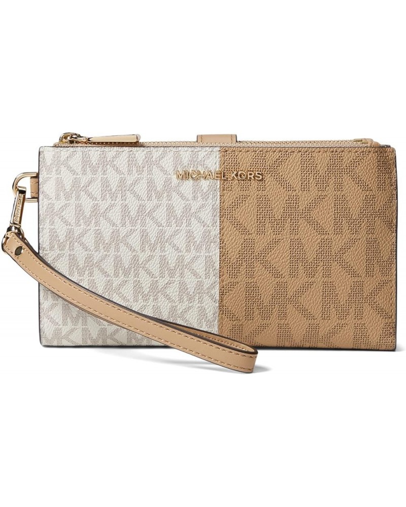 Adele Double-Zip Wristlet 7+ Vanilla Multi $46.61 Wallets