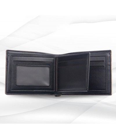 Fashion Color Blocking Short Wallet Men Leather Open Purse Multiple Card Slots Clutch Bag Mens Wallets (A, One Size) A One Si...